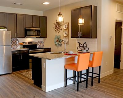 Granite Kitchen Island With Bar Stool Seating